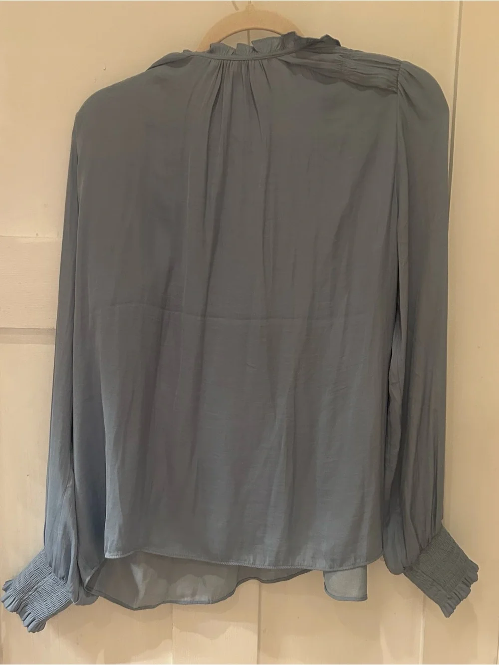 Maison d'Amélie Paris dusty blue blouse (M) - Picture 2 of 8